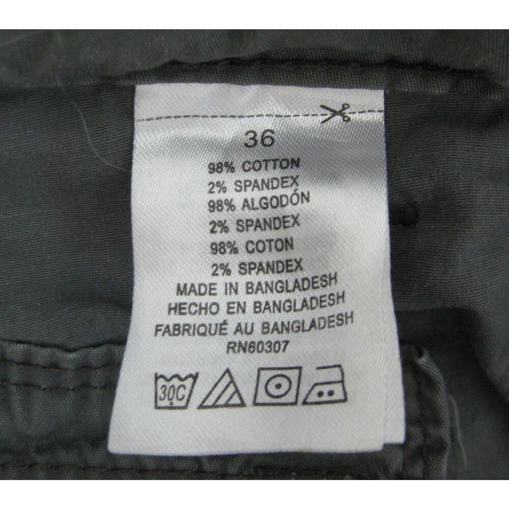 UNIONBAY Men's (Size 36) Gray Cargo Casual Walking Shorts 6 Pockets Zipper Fly. - Picture 4 of 5